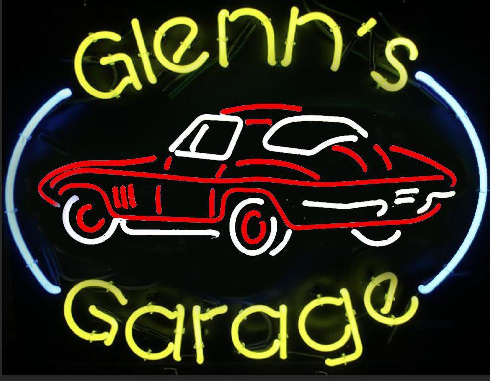 Custom Custom Garage 66 corvette Neon Sign