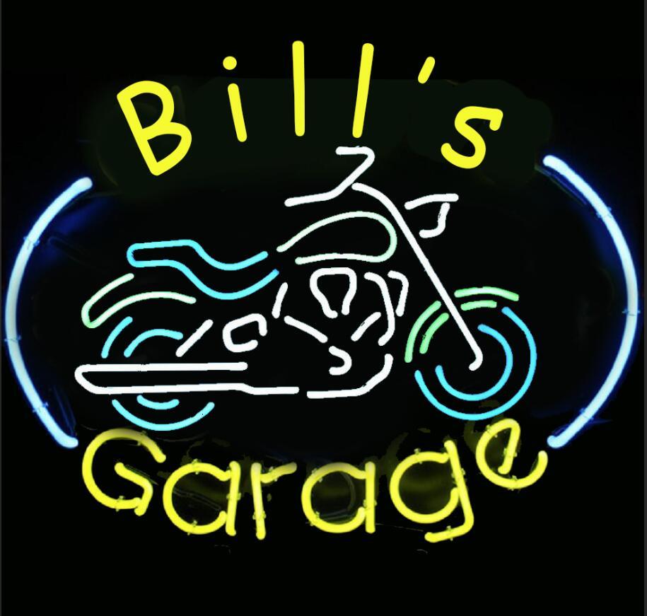 Custom Custom Name Garage Motorcycle  Neon Sign Tube Neon Light