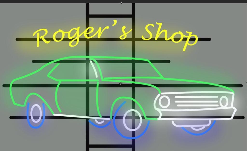 Custom Custom Garage 1970 Nova SS Neon Sign Real Neon Tube Light