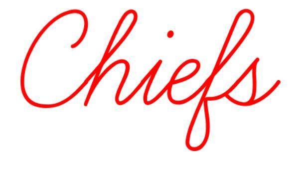 Custom Custom Chiefs Neon Sign