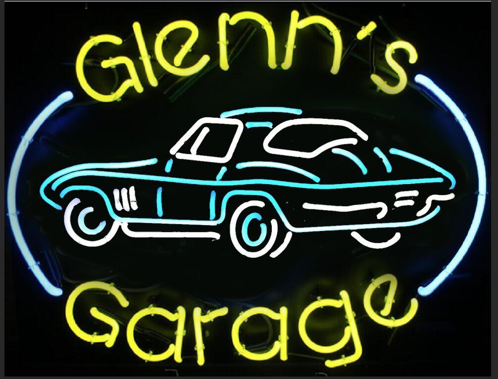 Custom Custom Garage 66 corvette Neon Sign