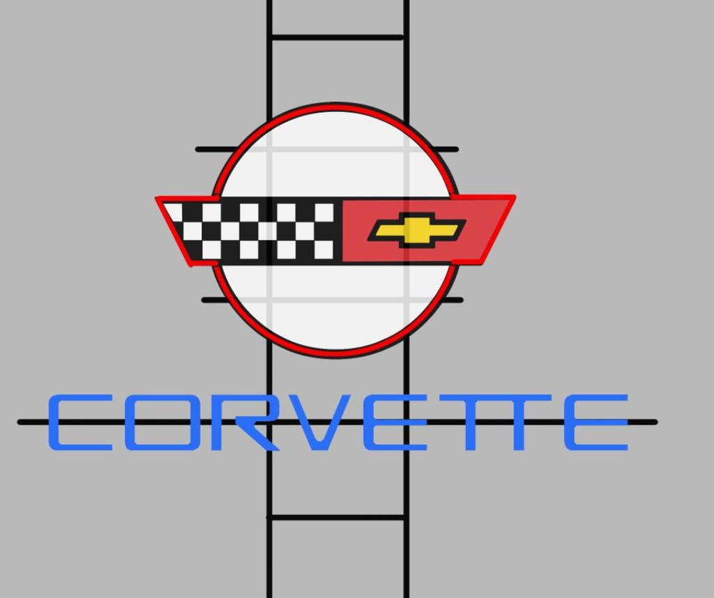 Custom C4 Corvette Auto Car Neon Sign Real Tube Neon Light