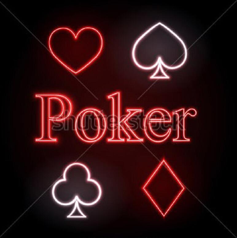 Custom Poker Neon Sign