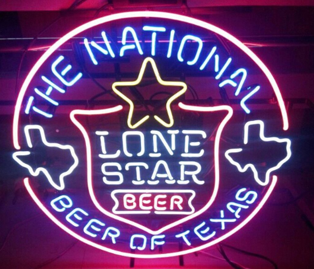 Custom The National Lone Star Beer Beer Of Texas Neon Sign Real Neon Light