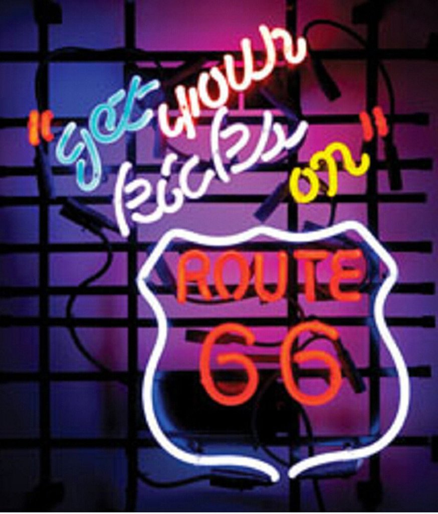 Custom Route 66 Neon