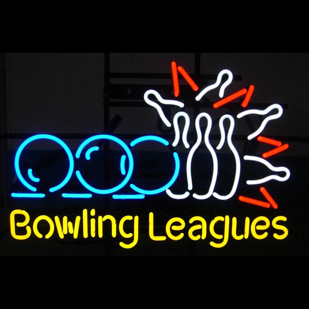 Custom Bowling Leagues Neon Sign
