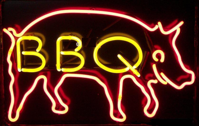 Custom BBQ Grill Food Neon Sign