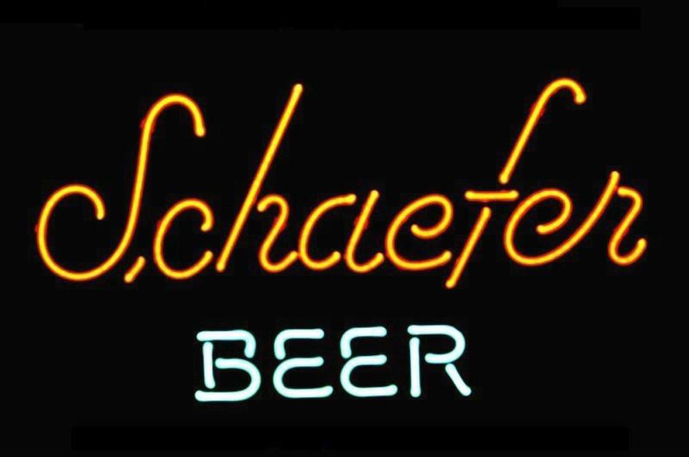 Custom Schaefer Beer Neon Sign