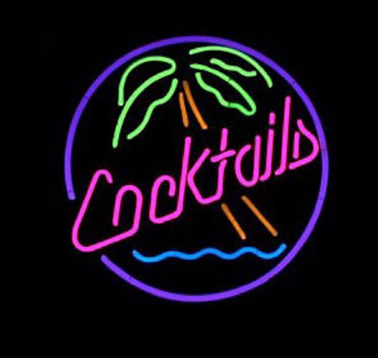 Custom Cocktails Light Neon Sign