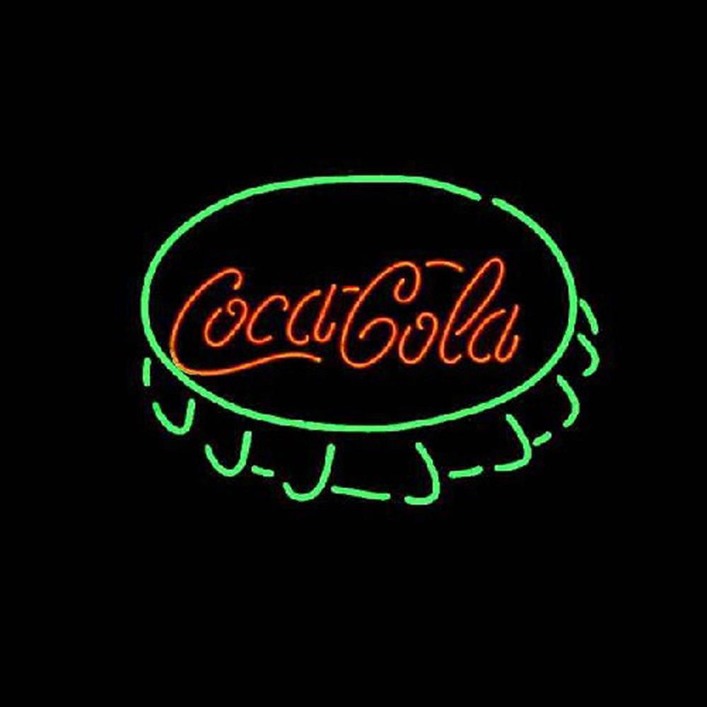 Custom Coca Cola Cap Neon Sign Real Neon Light
