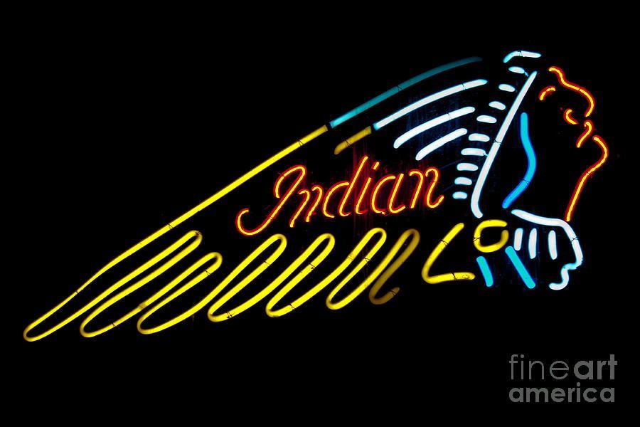 Custom Indian Motorcycle auto Neon Sign Tube Neon Light