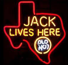 Custom Jack Daniels Lives Here Texas Old #2 Whiskey Neon Sign Tube Neon Light