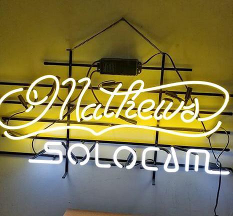 Custom Matthew's Solo Cam Neon Sign Tube Neon Light