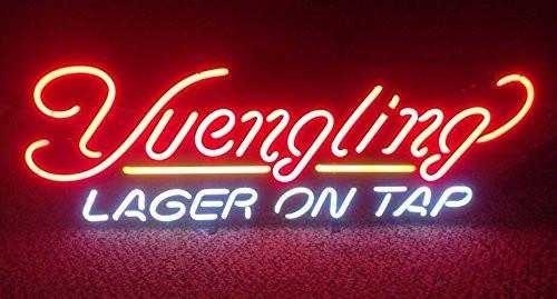 Custom Yuengling Lager On Tap Neon Sign Real Neon Light