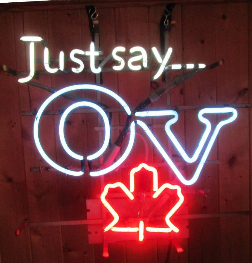 Custom Old Vienna Beer Just say OV Neon Sign Tube Neon Light