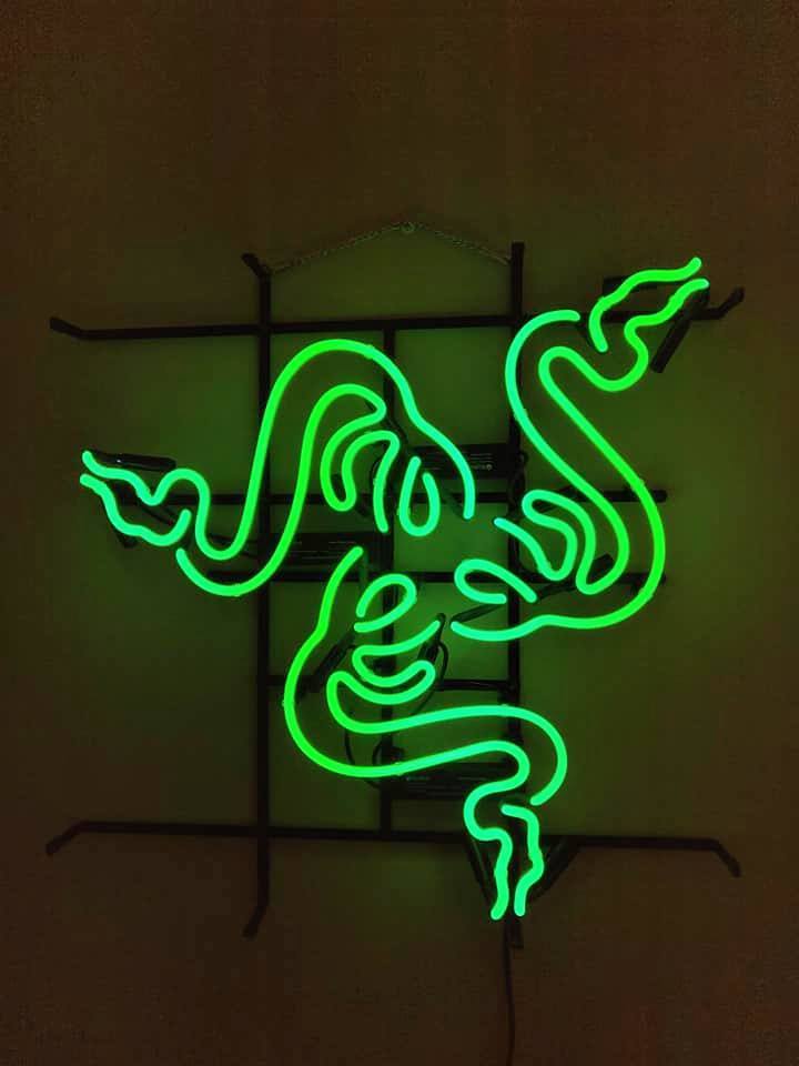 Custom Stunning Razer Gaming Neon Sign Tube Neon Light
