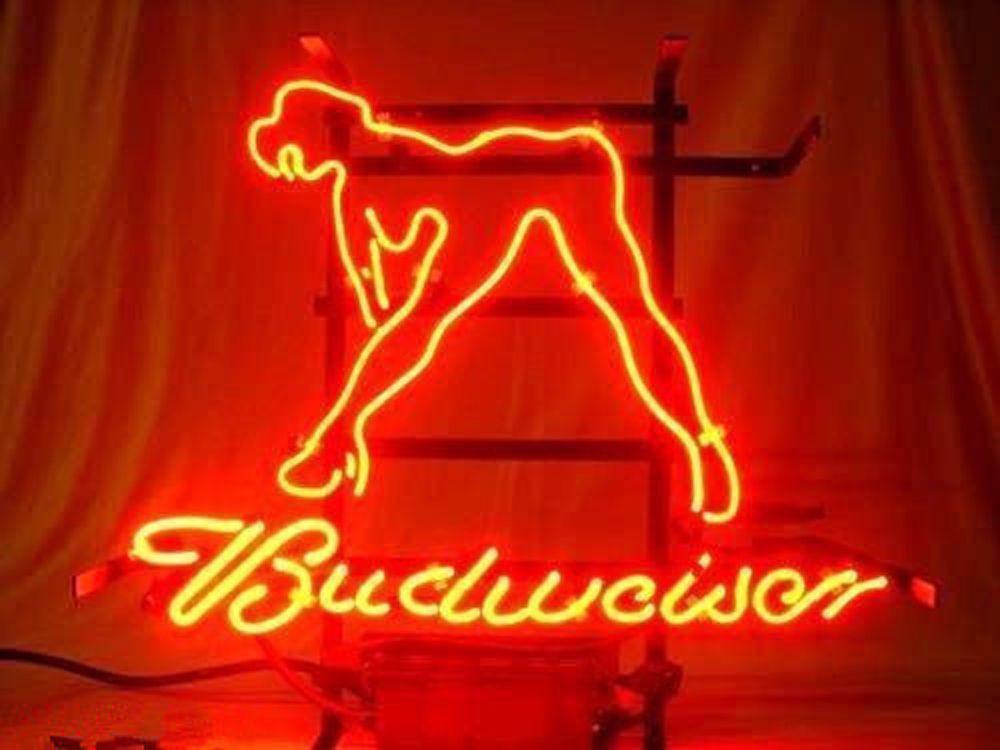Custom Budweiser Girl Neon Sign