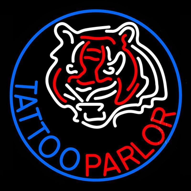 Insegna Al Neon Tattoo Studio Con Telecomando - Luce LED 49x46cm Per Parete
