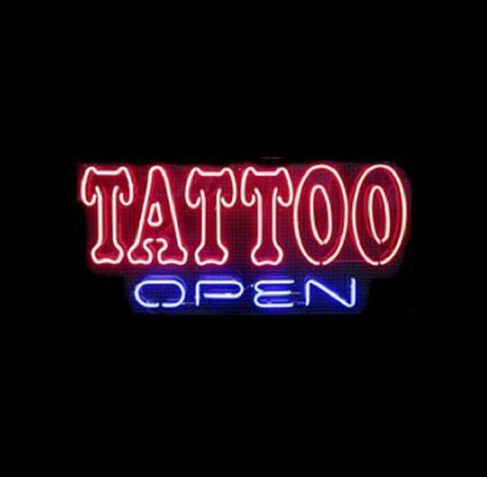 Custom Tattoo Open Neon Sign