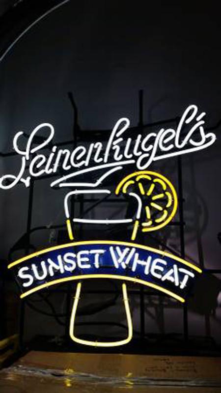 Custom Leinenkugel's Sunset Heat Neon Sign Real Neon Light