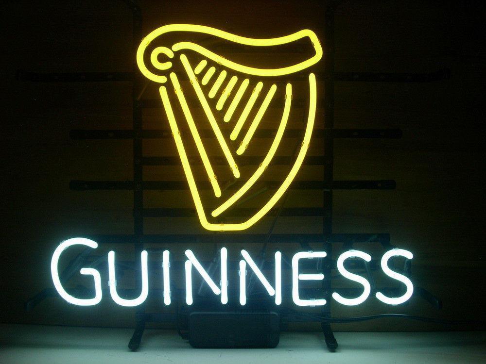Custom Guinness Irish Lager Ale Harp Neon Sign