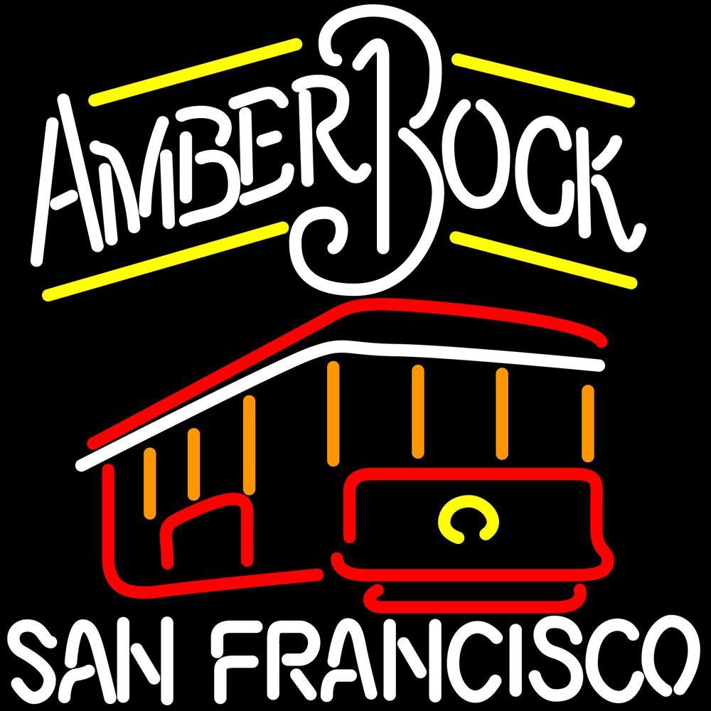 Custom Michelob Amber Bock San Francisco Neon Sign Real Neon Light