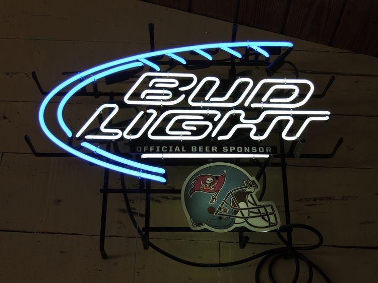 Custom Bud Light Tampa Bay Buccaneers Neon Sign NFL Teams Neon Light