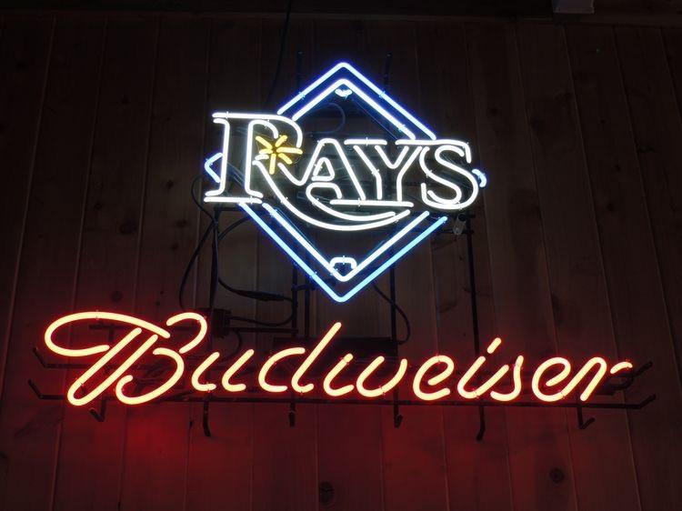 Custom Budweiser Tampa Bay Rays Neon Sign MLB Teams Neon Light