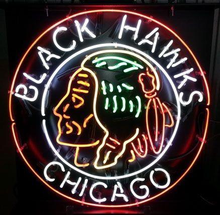 Custom Bud Light Chicago Blackhawks Neon Sign NHL Teams Neon Light