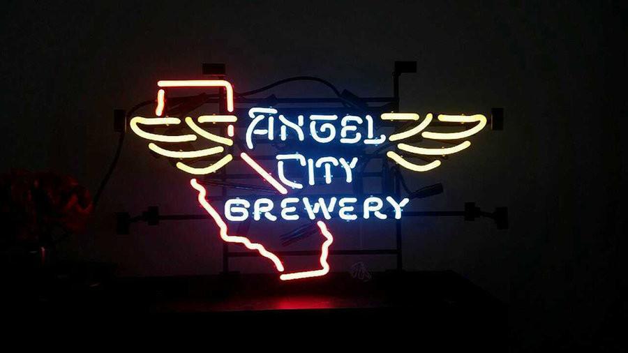 Custom Angel City Brewery California Neon Sign Real Neon Light Z1193