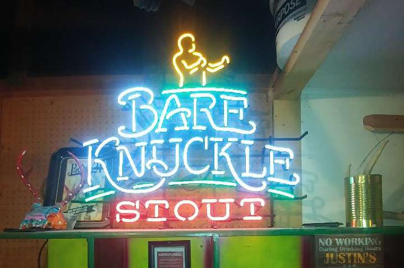 Custom Bare Knuckle Neon Sign Real Neon Light Z1197