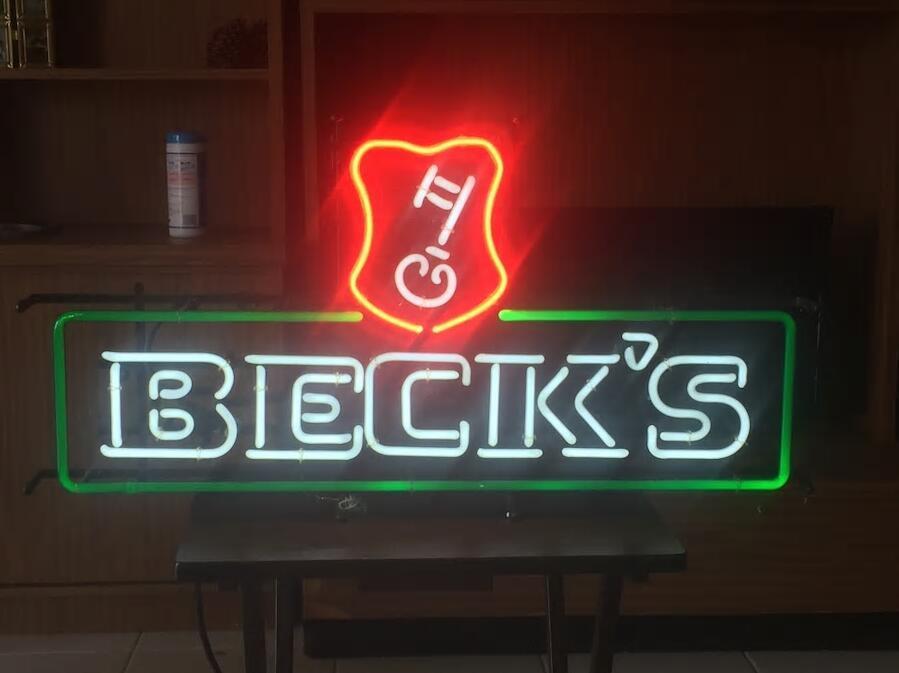 Custom Beck'S Beer Neon Sign Real Neon Light Z1199