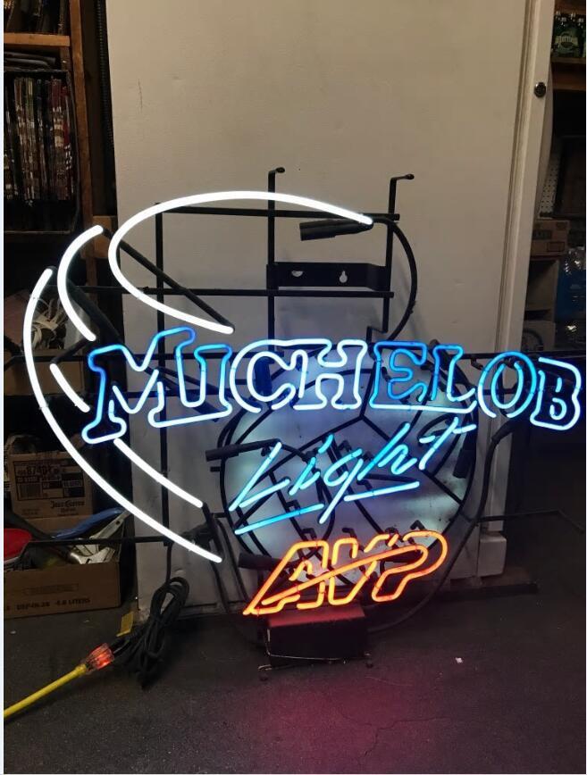 Custom Michelob Light AVP Neon Sign Real Neon Light Z1297