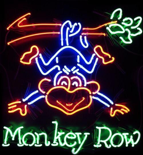 Custom Monkey Row Neon Sign Real Neon Light Z1314