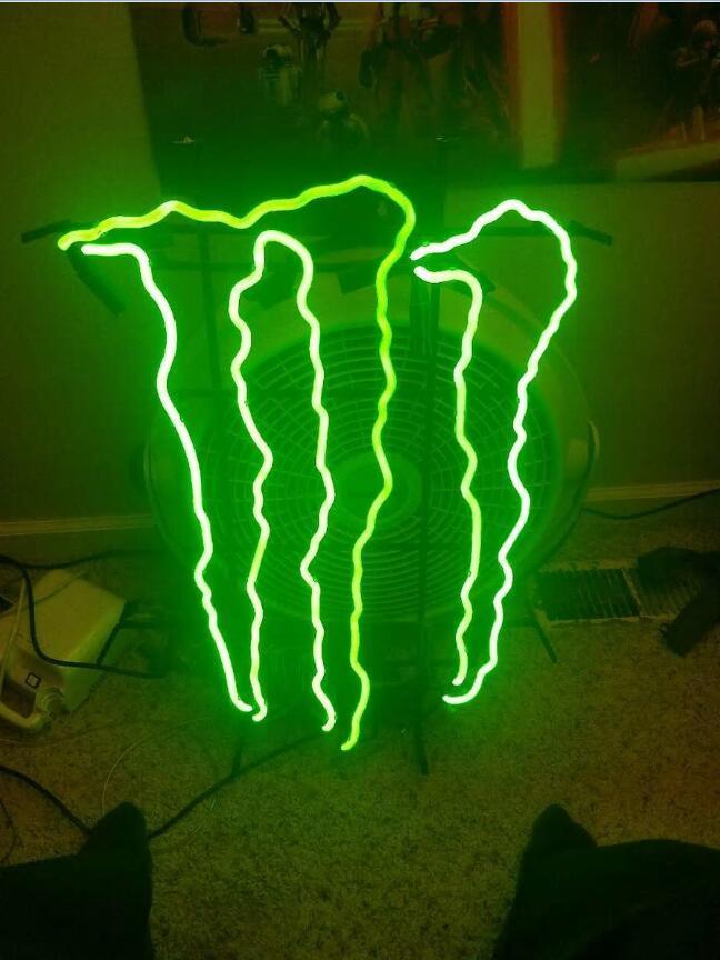 Custom Monster Energy Neon Sign Real Neon Light Z1315