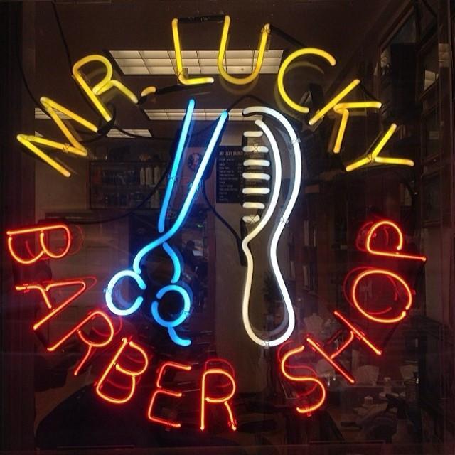 Custom Mr Lucky Barber Shop Neon Sign Real Neon Light Z1316