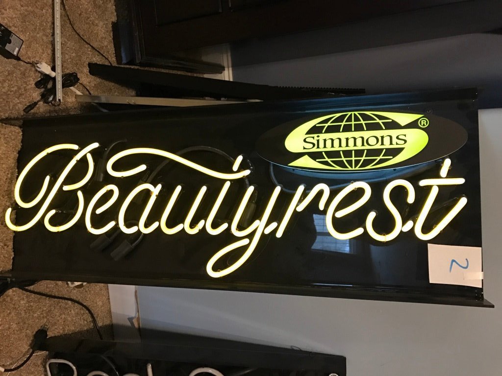 Custom Simmons Beautyrest Neon Sign Real Neon Light Z1346