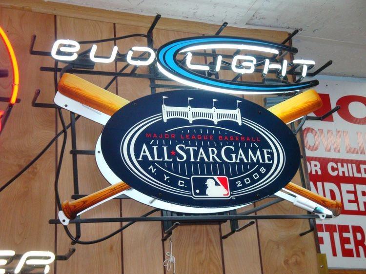 Custom Bud Light All Star Game Neon Sign MLB Teams Neon Light