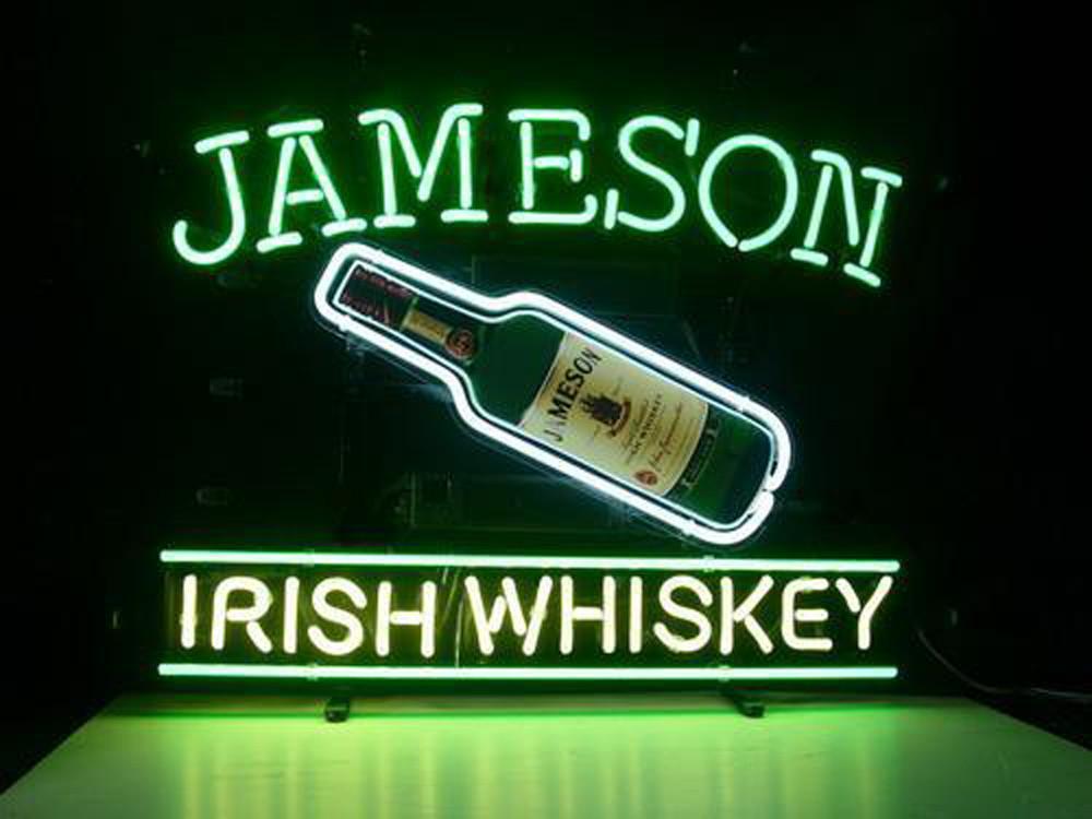 Custom Jameson Irish Whiskey Neon Sign