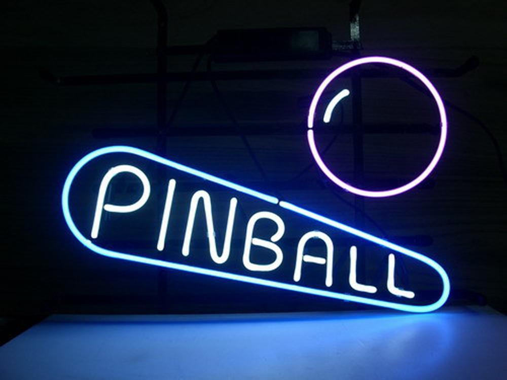 Custom Pinball Neon Sign