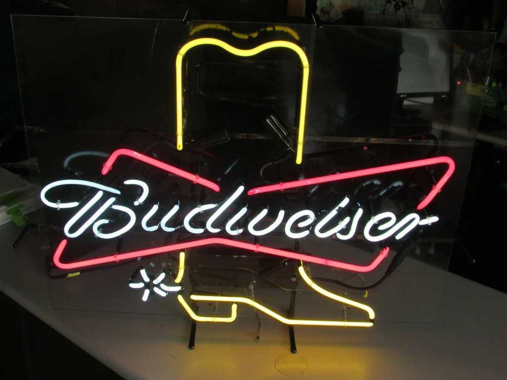 Custom Budweiser Boot Neon Sign Tube Neon Light