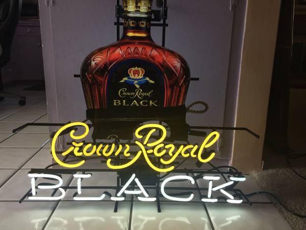 Custom Crown Royal Black Neon Sign Tube Neon Light