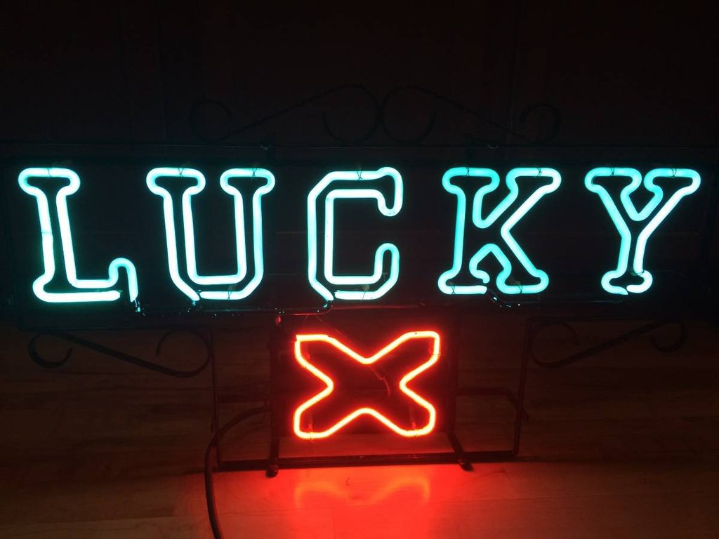 Custom Lucky X Neon Sign Tube Neon Light