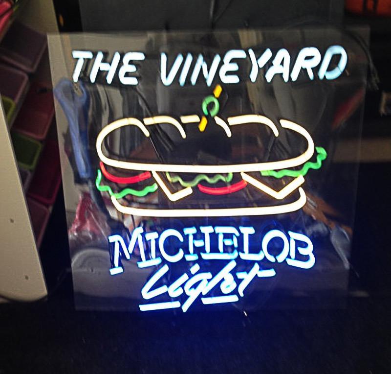Custom Michelob Light The Vineyard Neon Sign Tube Neon Light