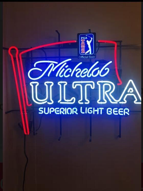 Custom Michelob Ultra Pga Tour Neon Sign Tube Neon Light