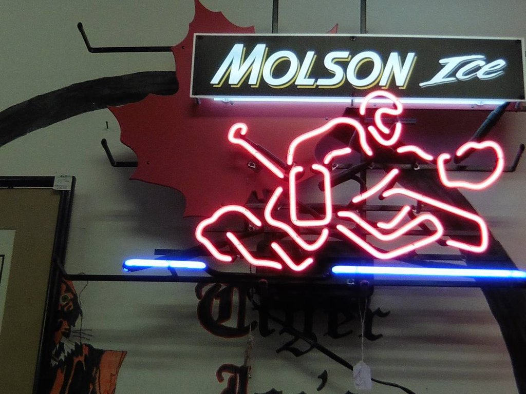 Custom Molson Ice Golie Neon Sign Tube Neon Light