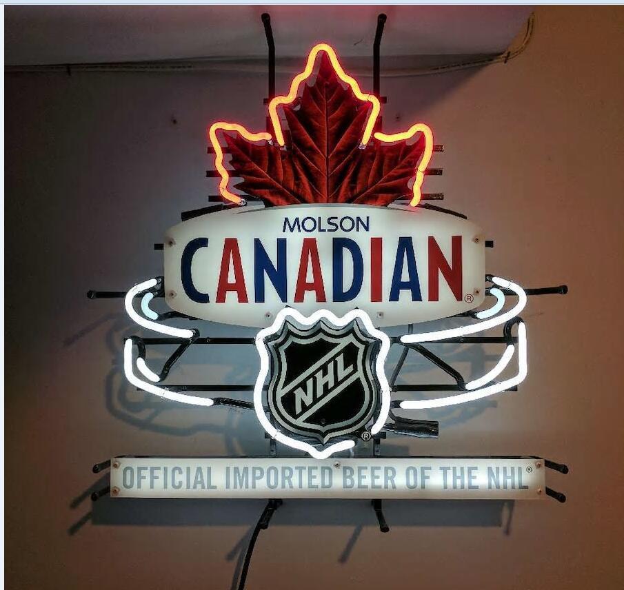 Custom Molson Canadian NFL Neon Sign Tube Neon Light