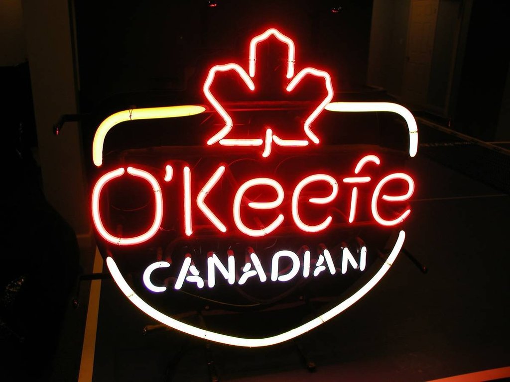 Custom O'Keefe Beer Neon Sign Tube Neon Light