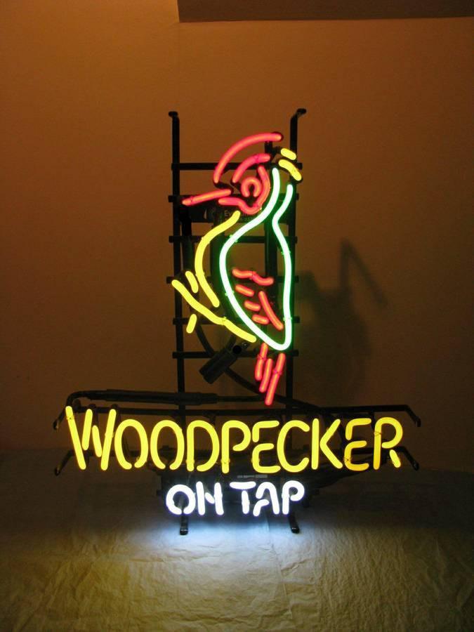 Custom Woodpecker Cider On Tap Neon Sign Tube Neon Light