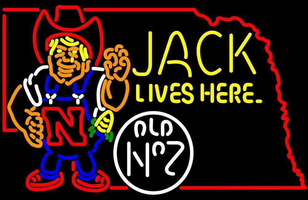 Custom Jack Lives Here Nebraska Neon Sign Tube Neon Light